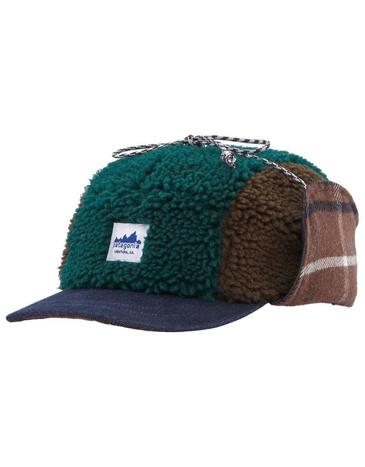 Gorra Patagonia Range Earflap Cap en color Cascade Green con orejeras abatibles