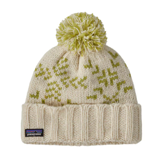 gorro de punto Patagonia Snowbelle Beanie en color EVBI para invierno y actividades al aire libre