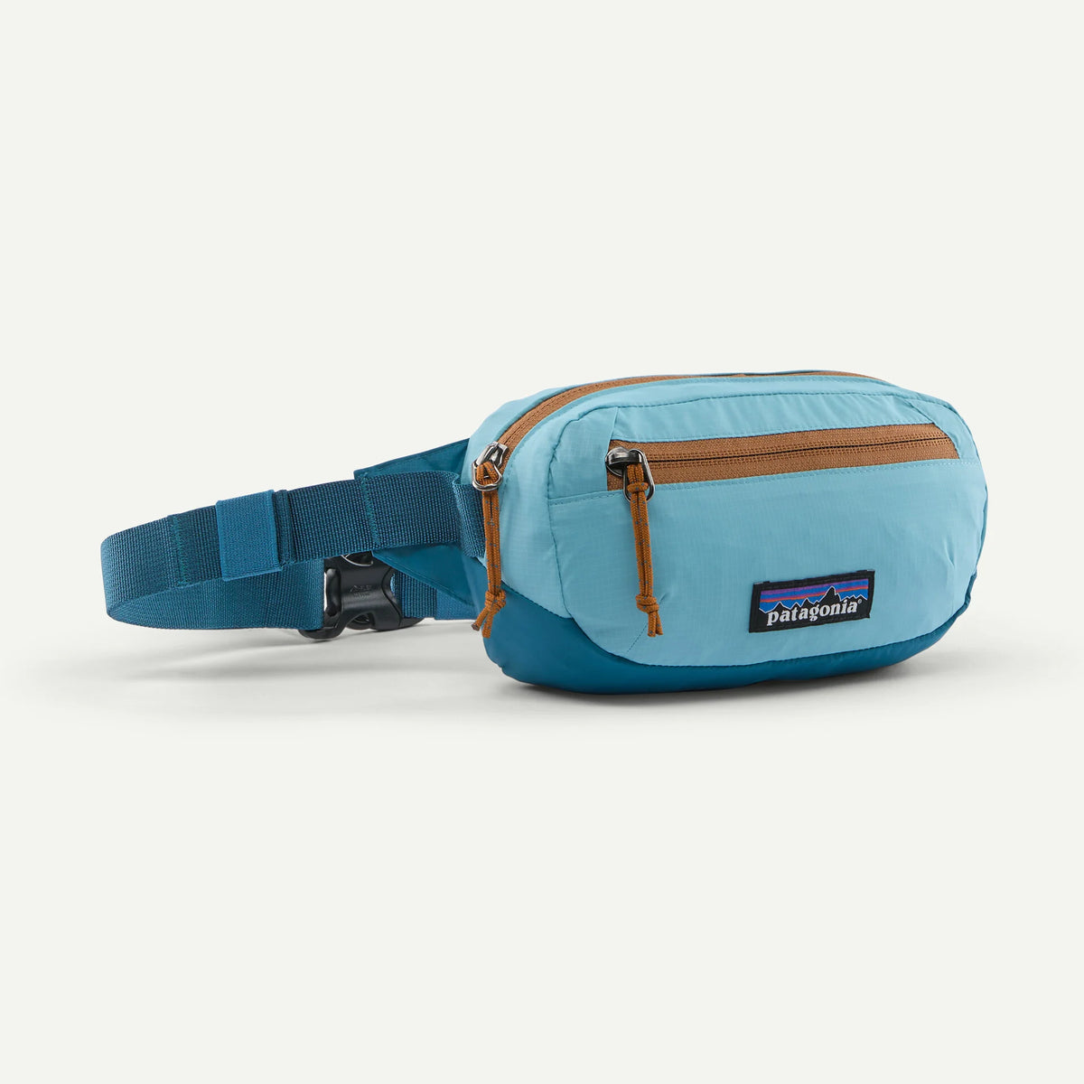 riñonera Patagonia Terravia Mini Hip Pack color Snowmelt Blue vista frontal