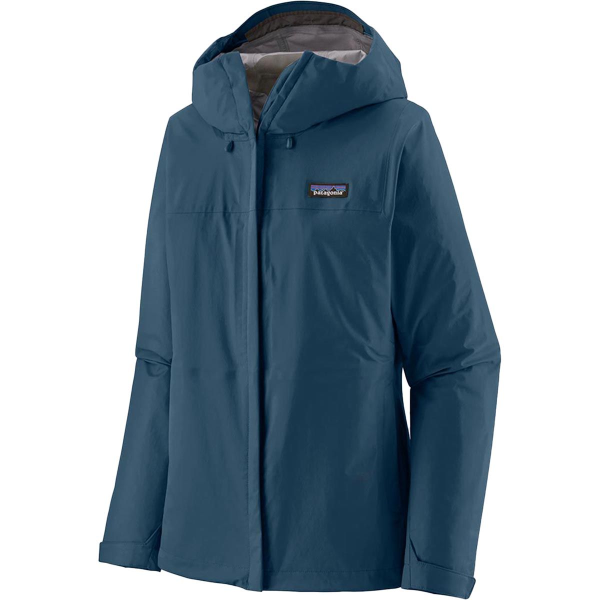 Chaqueta impermeable Patagonia W's Torrentshell 3L Rain Jkt para mujer, protección técnica contra lluvia y viento color azul  Smolder Blue