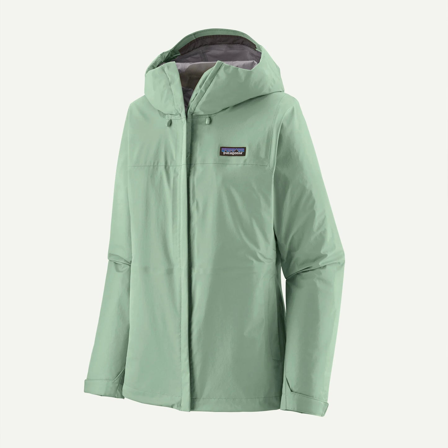 Chaqueta impermeable Patagonia W's Torrentshell 3L Rain Jkt para mujer, protección técnica contra lluvia y viento verde claro