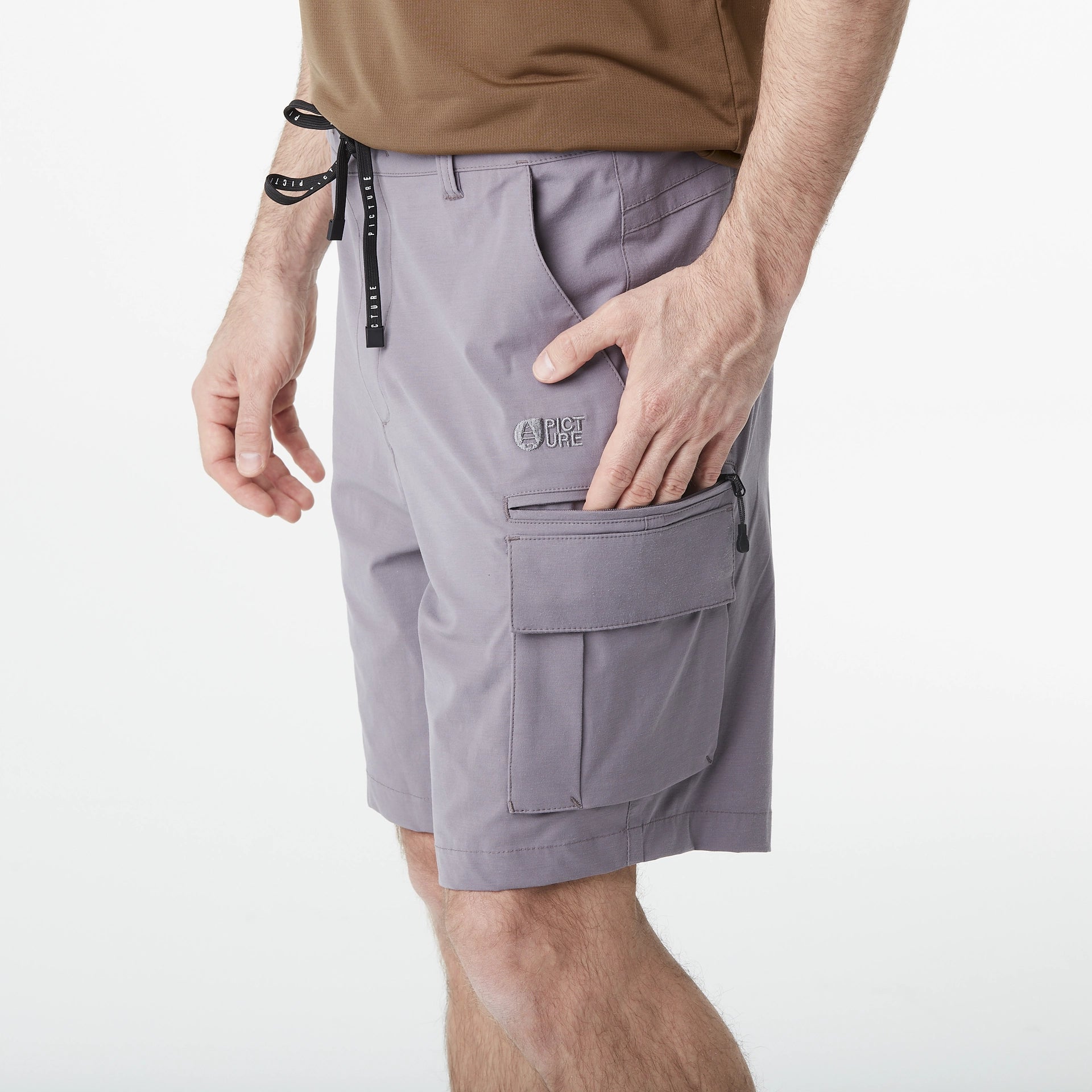 pantalón corto Picture Alpho Shorts hombre detalle bolsillo lateral práctico