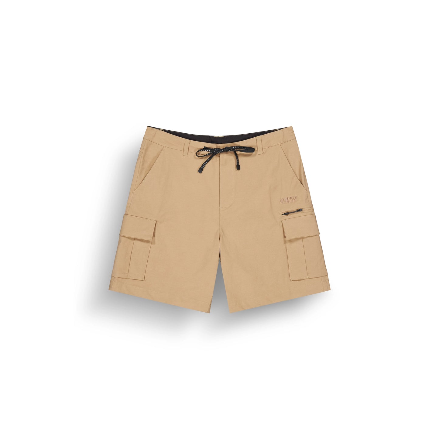 pantalón corto Picture Alpho Shorts hombre color dark stone vista frontal