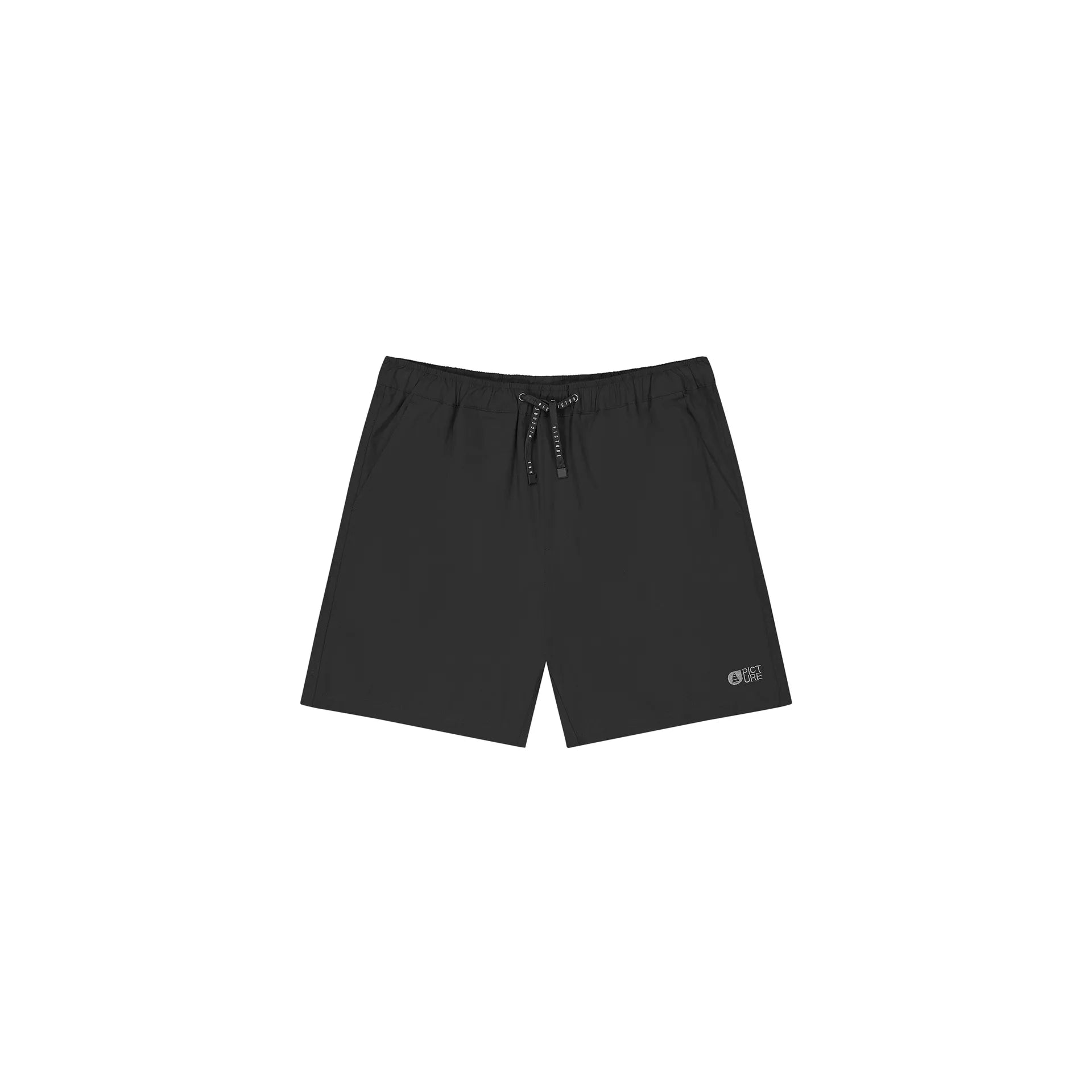 pantalón corto Picture Lenu Stretch Shorts hombre color Black vista frontal