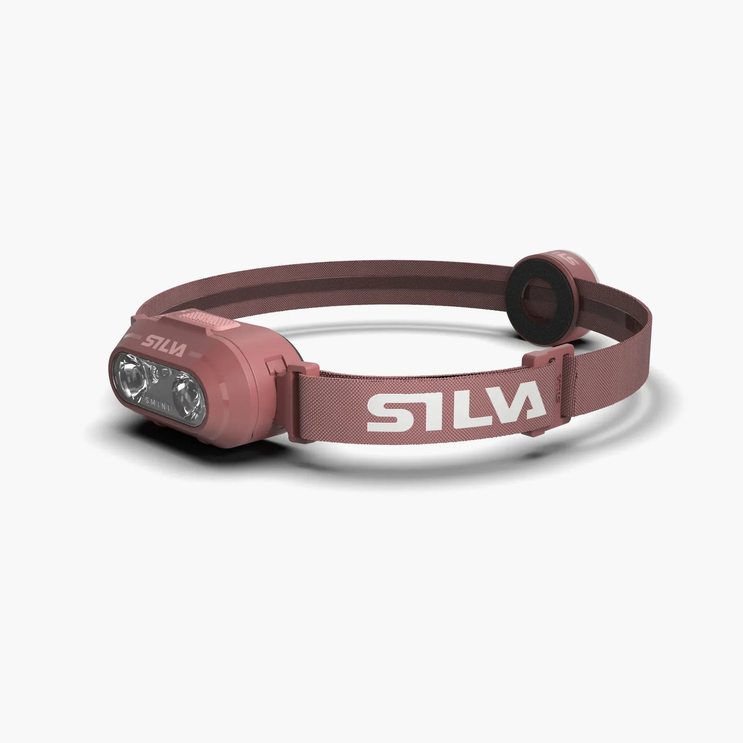Frontal compacto SILVA Smini con luz trasera para running y outdoor color rosa