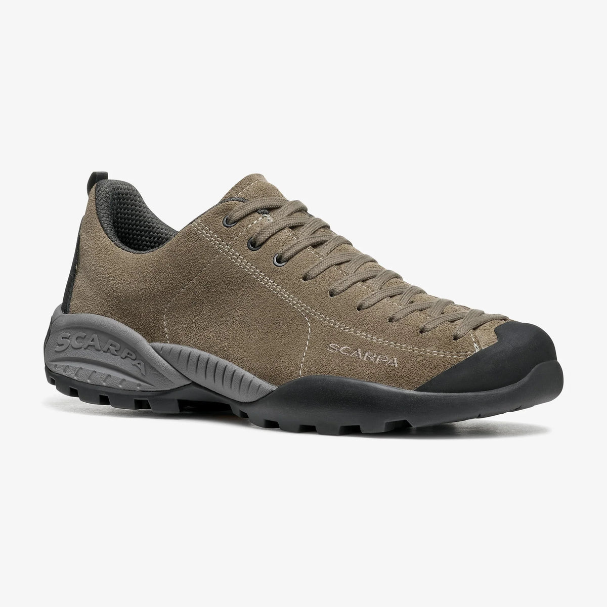 zapatillas Scarpa Mojito GTX en color Dark Rock con membrana impermeable Gore-Tex para viajes y uso diario