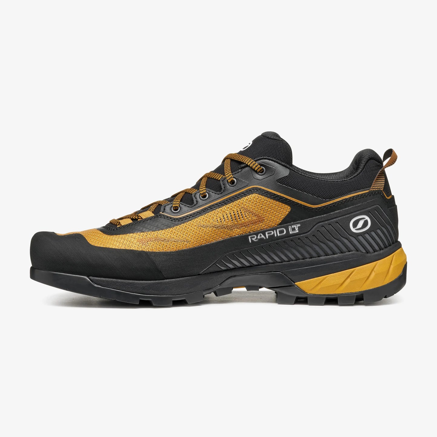 zapatillas Scarpa Rapid LT hombre color Caramel vista lateral perfil interior