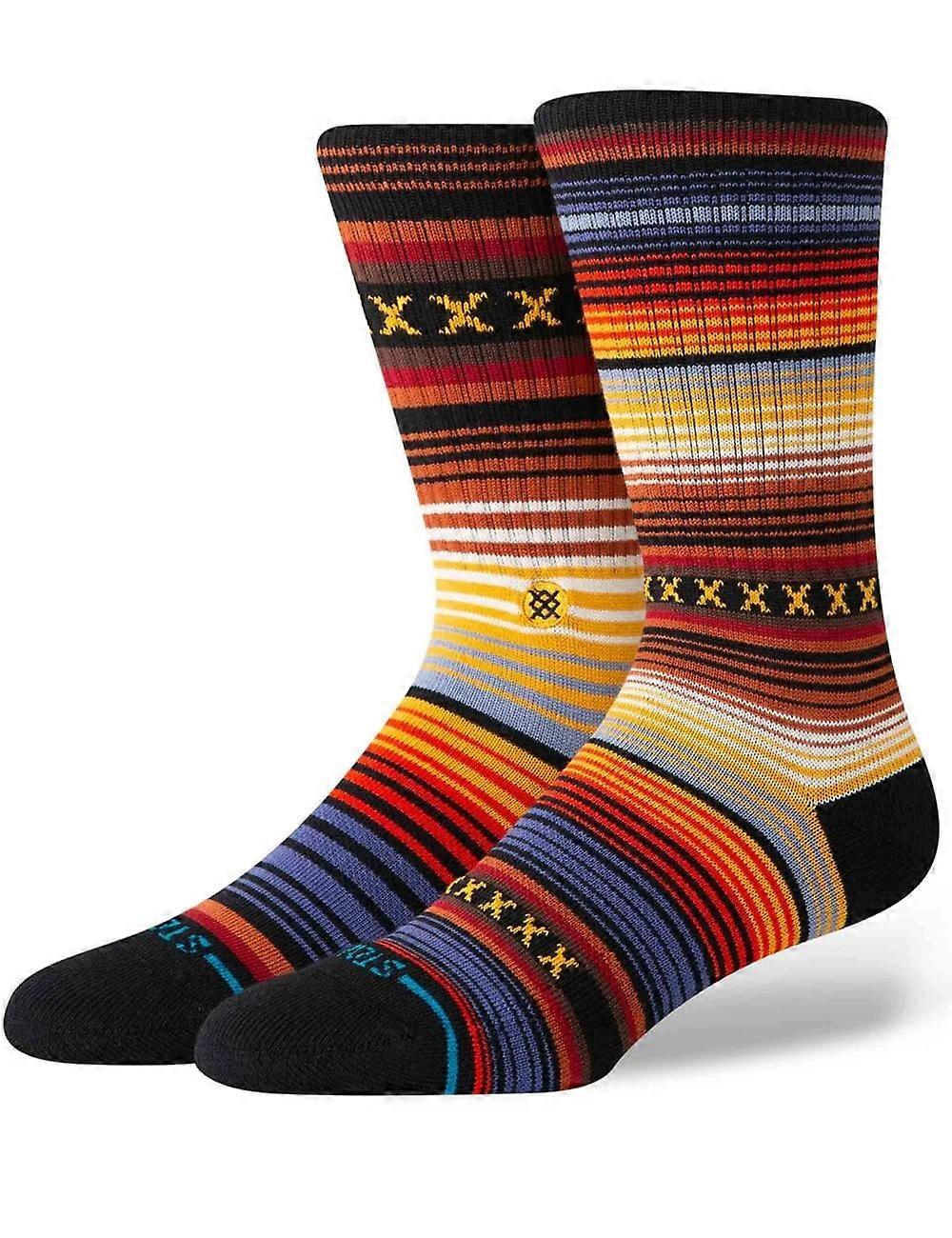 Calcetines Stance Curren ST Crew de altura media en color Indigo para uso diario y estilo outdoor. Indigo