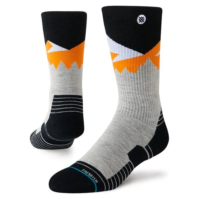 calcetines Stance South Face Hike Light Crew color Orange para senderismo y trekking