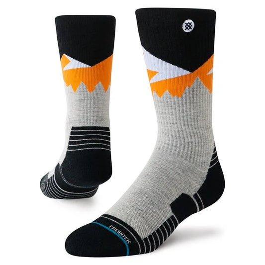 calcetines Stance South Face Hike Light Crew color Orange para senderismo y trekking
