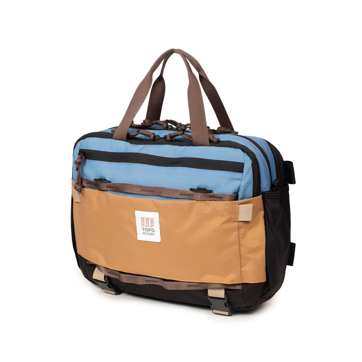 bolsa Topo Designs Mountain Cross Bag 14L vista frontal neutral