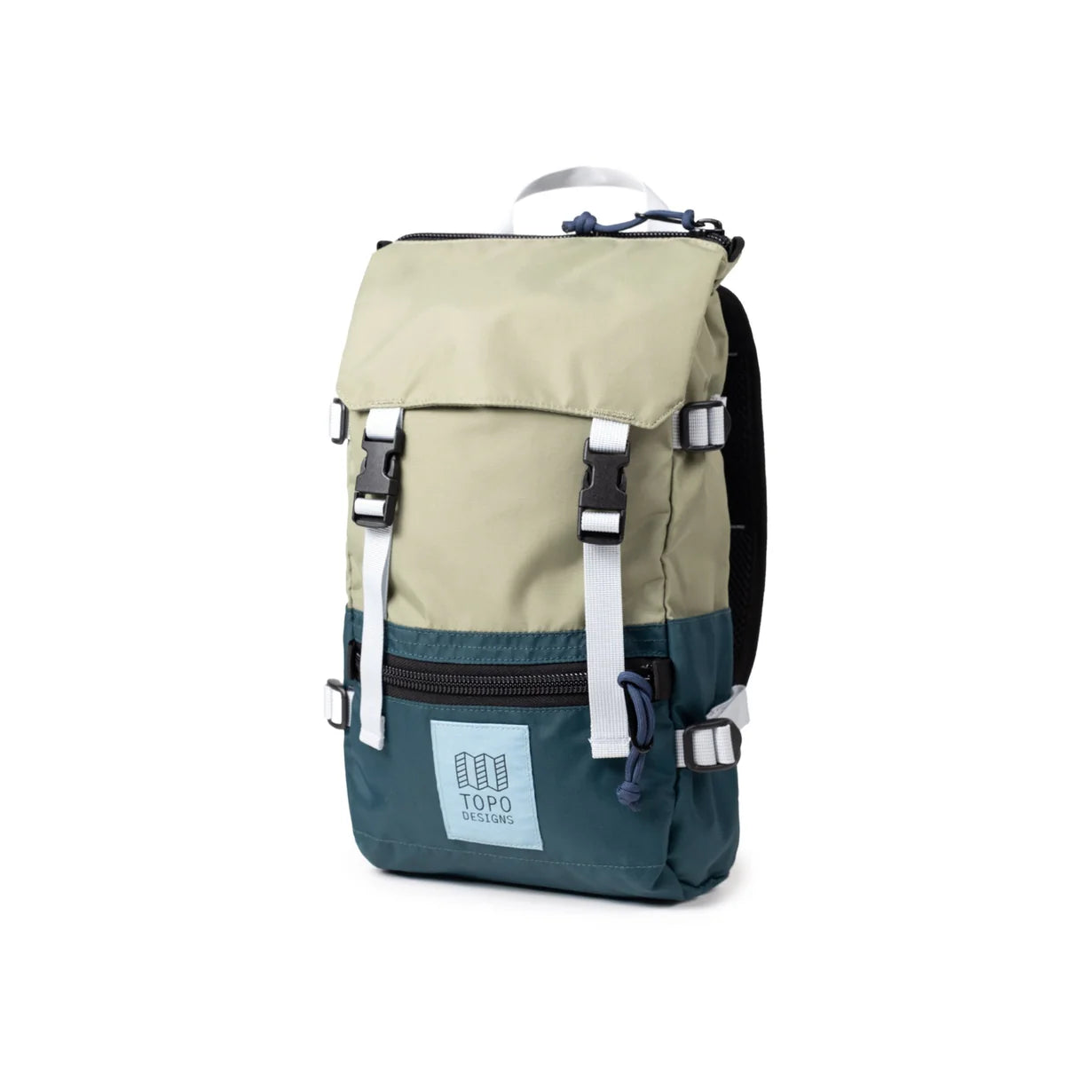 mochila Topo Designs Rover Pack Mini color Oil Green Dark Pine vista frontal