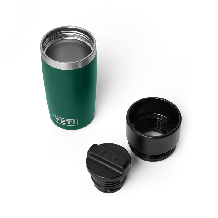 Detalle de la tapa de la YETI Rambler 12 oz Travel Bottle hot choot