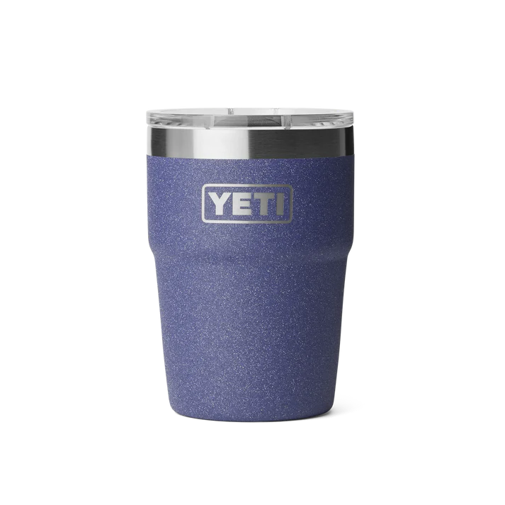 Vaso térmico YETI Rambler 16 oz Stackable Cup de acero inoxidable con aislamiento al vacío y diseño apilable. moon dust