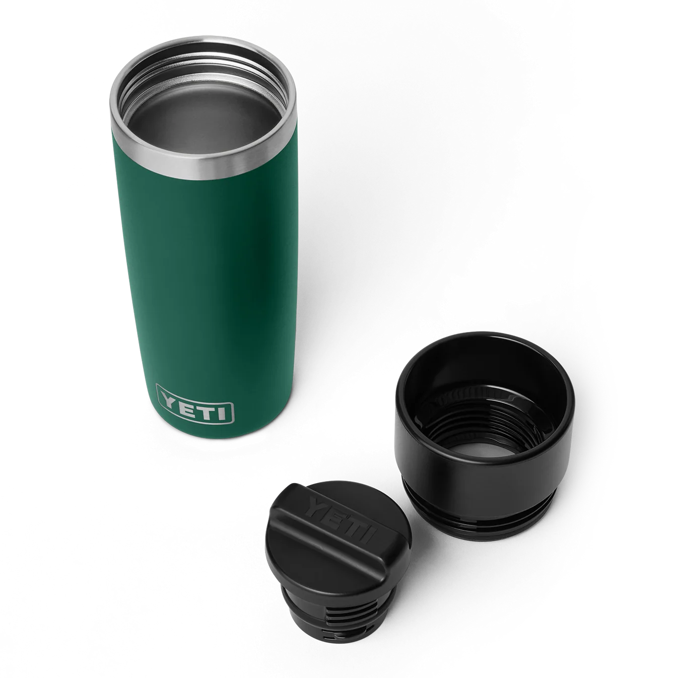 detalle de la tapa de la botella YETI Rambler 16 oz Travel Bottle