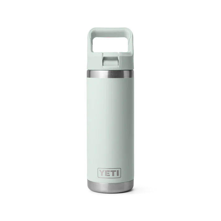 Botella YETI Rambler 18 oz con tapa Straw y acabado resistente para uso outdoor. color Ridgeline