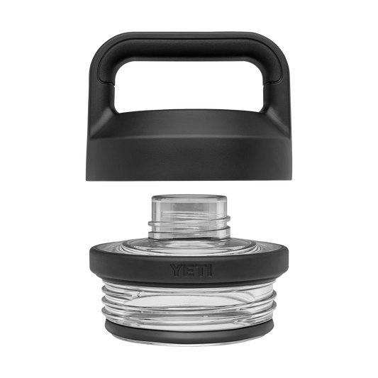 tapa YETI Rambler Bottle Chug Cap Black con boquilla para botellas Rambler