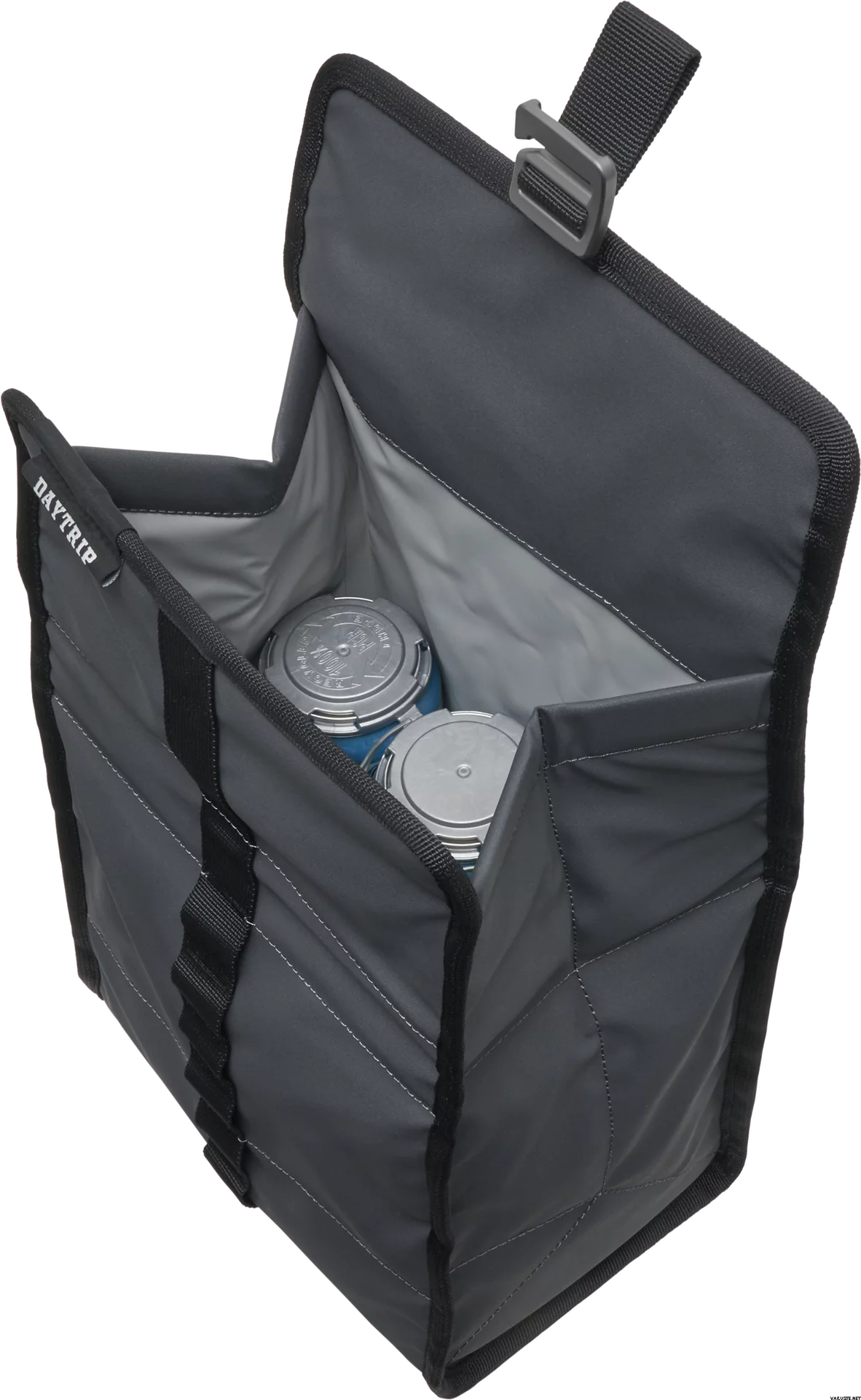 Yeti Daytrip Bag abierta mostrando el interior con aislamiento térmico