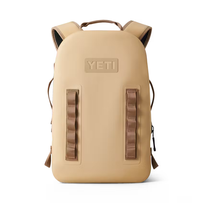 Yeti Panga Submersible Backpack 28 vista frontal impermeable camel