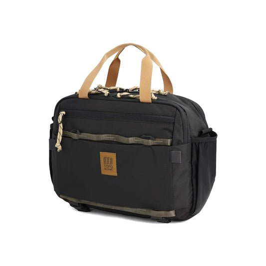 bolsa Topo Designs Mountain Cross Bag 14L vista frontal black