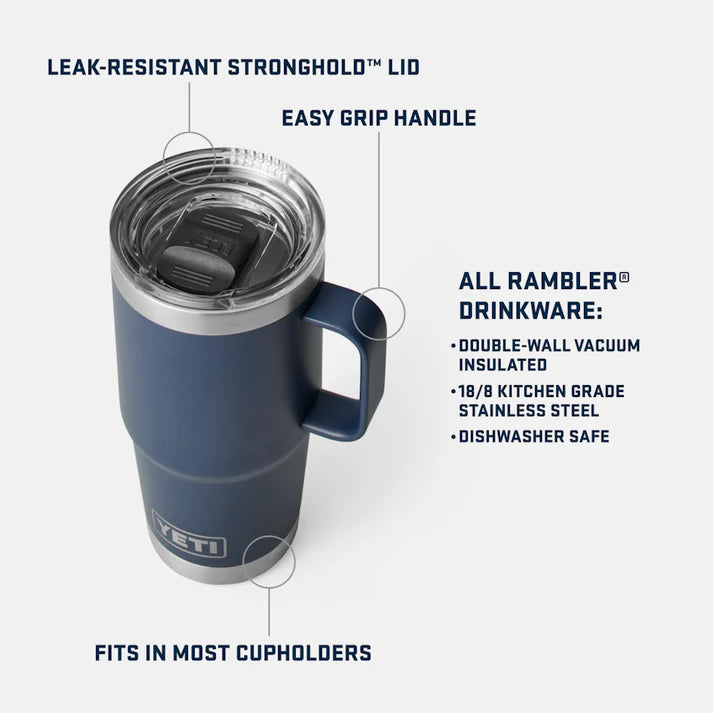 YETI Rambler Travel Mug 20 (591ml)