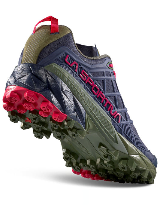 zapatillas La Sportiva Akyra II mujer vista lateral interior color Night Sky Cypress